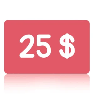 Certificat-cadeau 25$