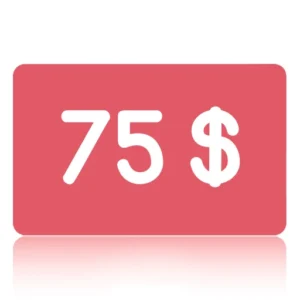 Certificat-cadeau 75$